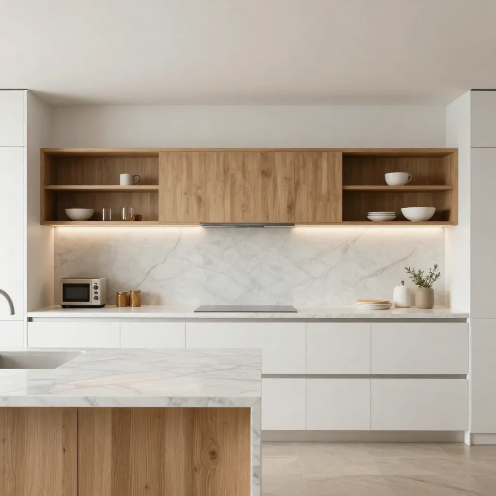 Minimalist kitchen visualization